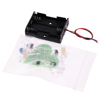Kit de bricolage Lampe respirante en forme de cœur Kit LED respirant DC 4V-6V Rouge Blanc Bleu Vert Production électronique DIY pour l'apprentissage