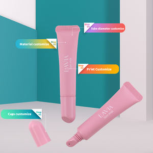 Tube Kosmetik Plastik Custom 5ml 10ml Warna Pink, Tube Lip Gloss Kosong, Kemasan Kosmetik Custom Logo, Wadah Tube Lipgloss Plastik - Product Image 2