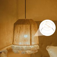 Kit de fixation robuste pour abat-jour en métal personnalisable, style tambour, avec support araignée de type américain pour luminaires suspendus DIY