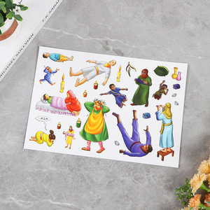 Car 4'' Printing Logo Kiss Cut A4 A5 Sticker Promotional Waterproof Cartoon Custom Kiss Cut Sticker Sheet - Product Image 3