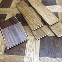 Matériaux de construction Plancher stratifié composite en bois dur Parquet multicouche en chêne massif en bois massif Carreaux de marbre