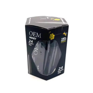 <span class=keywords><strong>Miel</strong></span> <span class=keywords><strong>de</strong></span> Acero Duro al por Mayor con Jalea Real Natural y Polen <span class=keywords><strong>de</strong></span> <span class=keywords><strong>Abeja</strong></span>, 24 Sobres en Cajas Hexagonales - Product Image 1