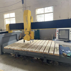 Machine de découpe à pont 4 axes ZUES 4+1, moteur, boîte de vitesses, pour granit et marbre, personnalisable, télécommande CNC, scie à pierre 15 kW 220 V/380 V - Product Image 1