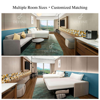 Projet clé en main pour hôtels Hilton et Marriott : Fabrication sur mesure de mobilier hôtelier, ensemble complet pour chambres d'hôtel 5 étoiles