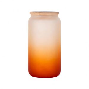 Pot en verre Mason de 16 oz avec couvercle, idéal pour les milkshakes et les glaces – Direct Usine - Product Image 1