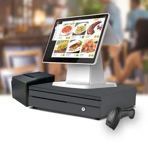 15.6 inch Epos All in one POS hardware Touch Screen Android Sistema POS System Desktop POS Terminal Cash Register