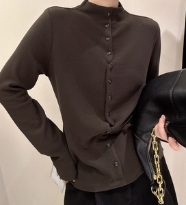 6642 # Cardigan Lavorato a Maglia Monopetto a Maniche Lunghe da <span class=keywords><strong>Donna</strong></span> per <span class=keywords><strong>Autunno</strong></span> e <span class=keywords><strong>Inverno</strong></span> - Produzione OEM e ODM all'Ingrosso - Product Image 2