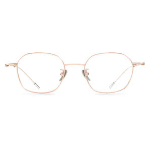 Monturas de Gafas Octogonales Danyang 9098 de Titanio Puro, Ligeras, Diseño de Marco Completo para Rostros Pequeños, para Mujer - Product Image 1