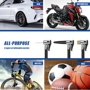 Inflador de Neumáticos para Auto, Moto, Bicicleta y Balones, Bomba de Aire Eléctrica Portátil de 7.4V y 150PSI, Compresor de Aire para Auto con Logotipo Personalizado - Product Image 6