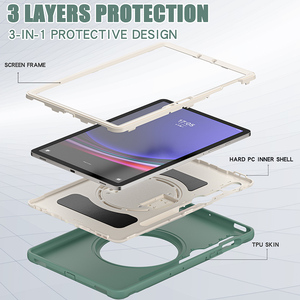 Per Samsung Galaxy Tab S7 11 "2020 T870/S8 2021 <span class=keywords><strong>X700</strong></span> / S9 2023 X710/X716B/X718U Cover con cavalletto a rotazione 360 - Product Image 5