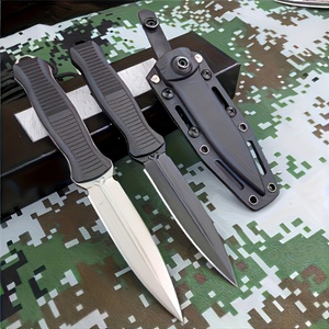 Cuchillo Táctico de Supervivencia Personalizable de Doble Filo 133, para Camping y Caza, con Mango G10, para Defensa Personal, con Hoja Fija de Acero Inoxidable 8CR13MOV, OEM - Product Image 1