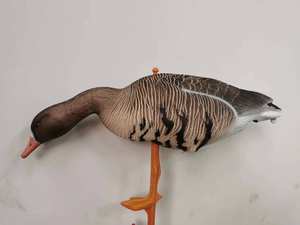 Señuelos de caza de ganso de nieve <span class=keywords><strong>canadiense</strong></span> flotante de espuma gris de ganso salvaje con frente blanco manchado de plástico corrugado EVA - Product Image 2