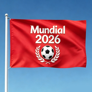 Bandiera Coppa del Mondo 2026 in Poliestere 100D, Bandiera Nazionale della <span class=keywords><strong>Turchia</strong></span> 3x5 FT - Product Image 6