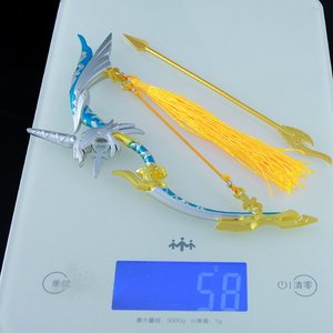 <span class=keywords><strong>Genshin</strong></span> Impact juego chino personaje Metal Anime pequeño juguete espada Amos 'Bow Aleación de Zinc juguetes 17cm 58g - Product Image 6