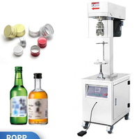 Machine de capsulage semi-automatique électrique pour bouteilles de vin et de spiritueux, scelleuse et sertisseuse de capsules ROPP en aluminium