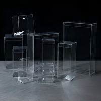 Boîtes en plastique transparentes PVC/PET carrées/rectangulaires pour l'emballage cosmétique