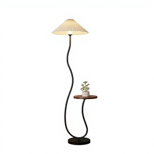 Lampadaire Minimaliste en Fer HARD LIGHTING avec Abat-jour en Papier Multicolore, Contrôle par Interrupteur, Hauteur Réglable, LED 2700K Lumière Chaude - Product Image 1