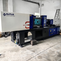 Machine de moulage par injection horizontale de plastique d'occasion de haute qualité, marque haïtienne, 120 tonnes, avec moteur première génération