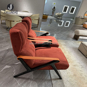 <span class=keywords><strong>Diseño</strong></span> italiano <span class=keywords><strong>de</strong></span> lujo <span class=keywords><strong>Individual</strong></span> Naranja Color moderno Sillones Sillón <span class=keywords><strong>de</strong></span> acero inoxidable Silla <span class=keywords><strong>de</strong></span> terciopelo Salón - Product Image 5