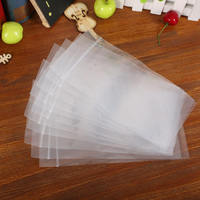 Sacs en plastique transparents refermables personnalisés avec fermeture éclair pour emballage de bijoux, sacs refermables transparents avec fermeture éclair et joint de maintien