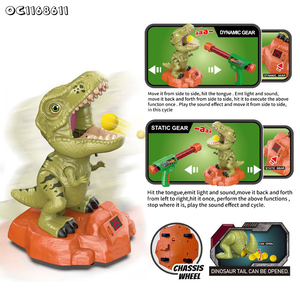 <span class=keywords><strong>OCEANTOYS</strong></span> ชุดยิงไดโนเสาร์เคลื่อนที่ได้ พร้อมปืนยิงกระสุนนิ่มสำหรับเด็ก - Product Image 3