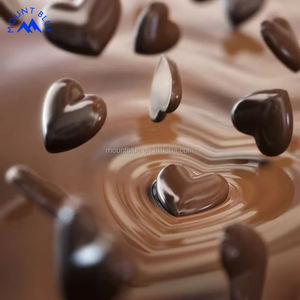 Délicieuse boule de chocolat <span class=keywords><strong>au</strong></span> <span class=keywords><strong>lait</strong></span> solide avec ours en peluche respirant, chocolat de la Saint-Valentin, machine à enrober le chocolat, distributeur de chocolat - Product Image 1