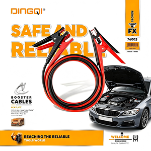 Câbles <span class=keywords><strong>de</strong></span> démarrage d'urgence <span class=keywords><strong>pour</strong></span> batterie <span class=keywords><strong>de</strong></span> voiture 300A/500A, 2,5 m, âme en cuivre pur, isolation PVC-25, pinces <span class=keywords><strong>de</strong></span> connexion, câbles <span class=keywords><strong>de</strong></span> sauvetage - Product Image 1