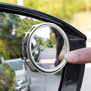2 Pcs Car Round Frame convesso Blind Spot Mirror grandangolare 360 gradi regolabile trasparente specchietto retrovisore ausiliario sicurezza di guida - Product Image 3