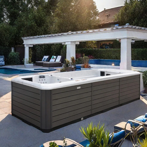 Sunrans Europe Standard Outdoor Garten Hydro <span class=keywords><strong>Massage</strong></span> Swim Spa Oberirdische Whirlpool-Schwimmbäder - Product Image 4