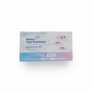 TTO 12 lingettes nettoyantes douces pour le contour des yeux de bébé, emballées individuellement, antibactériennes, à la vitamine E et à l'huile d'arbre à thé, pour démaquiller - Product Image 2