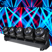 Barra de haz móvil de matriz LED de 120W, anillo de Halo estroboscópico DMX512, modo de Control, efecto de Evento de escenario de club nocturno, 5 uds.