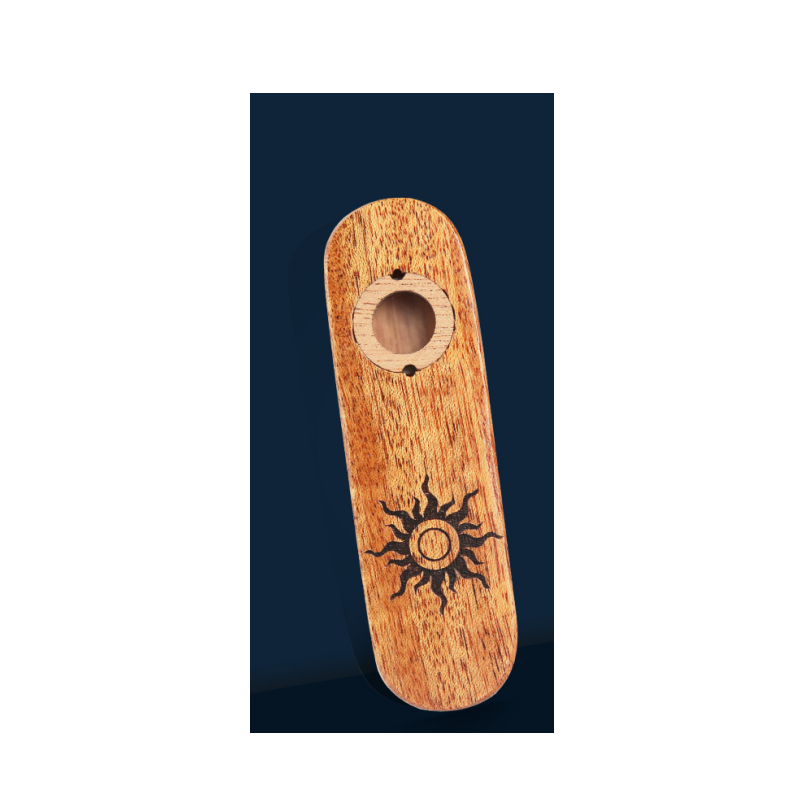 Soleil de feu en bois