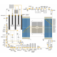 Carte mère de serveur ATX MBD-H14SSL-N avec un seul socket AMD SP5, prise en charge DDR5