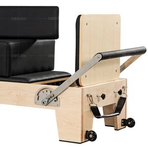 Offerta Speciale: Reformer Pilates Multifunzionale Personalizzato in Legno di Quercia/Acero/Gomma, per Fitness Domestico e Yoga, Modello <span class=keywords><strong>Deren</strong></span> DR-H88, 150kg - Product Image 2