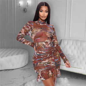 2021 <span class=keywords><strong>mode</strong></span> femmes Mini Sexy robe de soirée autres vêtements moulante casual dames fête printemps été robes vêtements pour femmes - Product Image 6