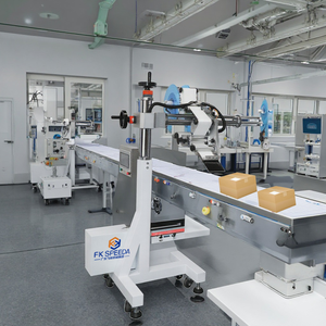 Tự động dây chuyền lắp ráp bề mặt phẳng <span class=keywords><strong>labeler</strong></span> cho túi mỹ phẩm Túi tự dính Stickers trường hợp Top Label Applicator - Product Image 5