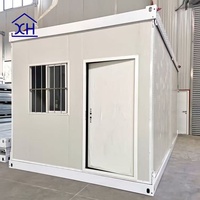 Maison conteneur pliable, légère, écologique, au design moderne, pour le camping en plein air, les bureaux et les projets hôteliers
