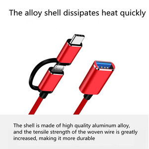 2 Trong 1 <span class=keywords><strong>USB</strong></span> 3.0 <span class=keywords><strong>OTG</strong></span> Adapter Loại C <span class=keywords><strong>Micro</strong></span> Để <span class=keywords><strong>USB</strong></span> 3.0 Adapter Cable <span class=keywords><strong>OTG</strong></span> Chuyển Đổi Cho Gamepad Flash Đĩa Type-C <span class=keywords><strong>OTG</strong></span> Cáp <span class=keywords><strong>USB</strong></span> - Product Image 5