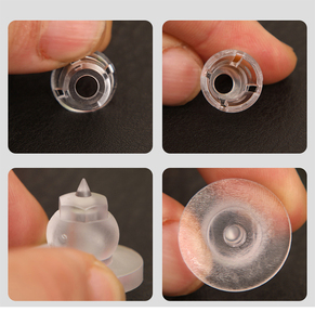 Wugeon alla rinfusa 14mm, 20mm, 25mm in plastica acrilica invisibile segno staffe di supporto con viti per cartelloni pubblicitari altri elementi di fissaggio - Product Image 5