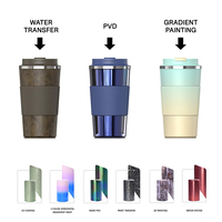 Nouvelle Tasse à Café Isotherme Portable en Acier Inoxydable avec Couvercle, Double Paroi Sous Vide, Personnalisable avec Logo – Idéale pour Boissons Chaudes et Froides
