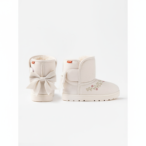 OZKIZ Korean Kids Ribbon Snow Boots Children's Fashion for 2-7 Years Wholesale for Girls in Winter - Product Image 2