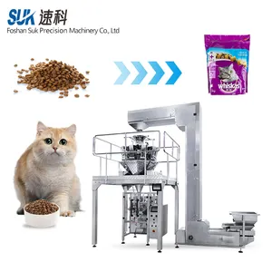 Factory Direct Sales Multi-heads Weigher Automatic Fill Seal Packaging Machines Vertical Pet Food Packing Machine
