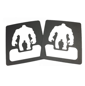 Para 2018-2025 Jeep Gladiator JL/JT cubiertas de luz trasera dos estilos <span class=keywords><strong>Hulk</strong></span>/estilo pata de perro luces traseras halógenas cubiertas de luz trasera - Product Image 2