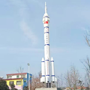 Modelo de Cohete Aeroespacial Chino CZ 5 y CZ 7, Exhibición Educativa de Plástico para Exteriores, para Parques, Museos de Ciencia y Exposiciones - Product Image 2