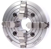 Mandrin de tour 250 mm Marque SANOU Mandrin à 4 mâchoires indépendantes K72-250 pour tour universel