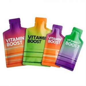 <span class=keywords><strong>Sachets</strong></span> en forme de bouteille de poudre de protéine de 20g 50g d'impression numérique pour l'emballage de sac de poudre d'électrolytes mini paquet de supplément de boisson - Product Image 1