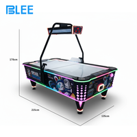Table de hockey d'espace pour deux joueurs, machine de jeu d'arcade à pièces, équipement de divertissement intérieur à vendre