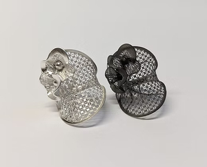 Résine d'impression 3D BlueCast X FILIGREE V2 Gris 0,5 kg pour machines LCD/DLP3D (Italie) - Product Image 2