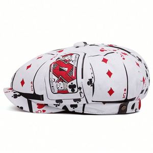 Gorra de Lona Estilo Newsboy con Estampado Vintage Británico 2024, Gorra de Moda - Product Image 5