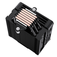 Vente flash Nouveau design Radiateur de refroidissement non-ARGB Ventilateur de tour pour PC Refroidisseur d'air pour processeur pour Intel LGA115x AM5 AM4 Tension nominale 12V